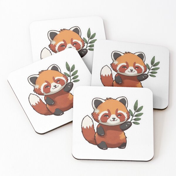 Item preview, Cute rede panda sticker designed and sold by Victorsju.