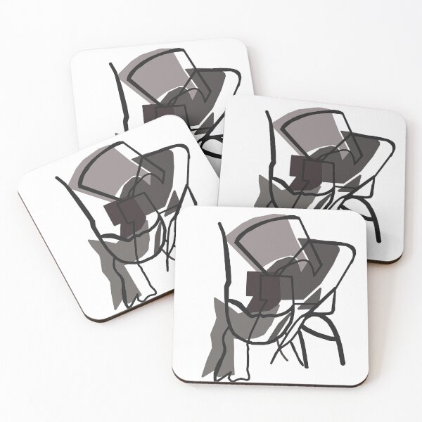 Item preview, Abstract Chair Still Life Unaligned designed and sold by The Parody Penguin Project.