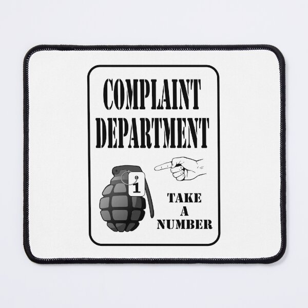 Item preview, Complaint Dept designed and sold by How67.