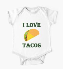 ICH LIEBE TACOS Baby Body Kurzarm