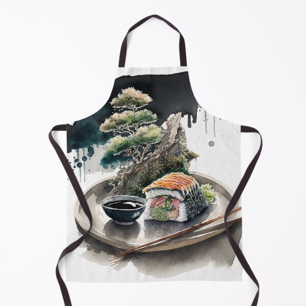 Artikelvorschau, Yummie Sushi - sumie painting entworfen und verkauft von MaitionDesigns.
