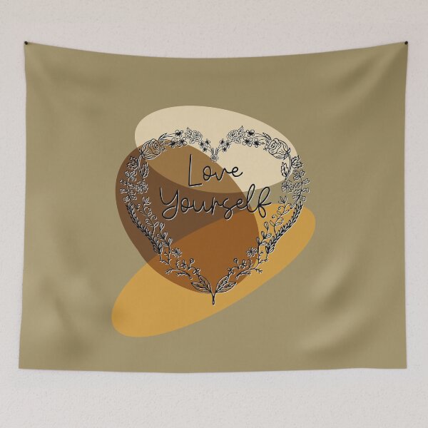 Item preview, Love yourself Motivational boho design  designed and sold by TipTopTapo.