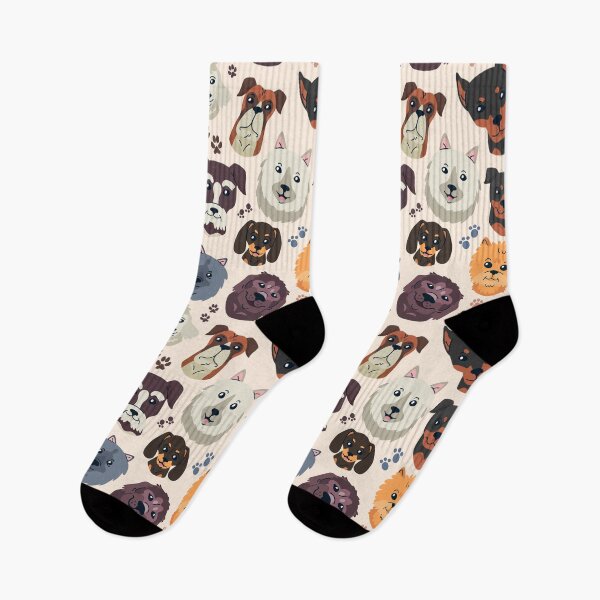 Item preview, Cute Dog Heads Pattern  designed and sold by enbrata.