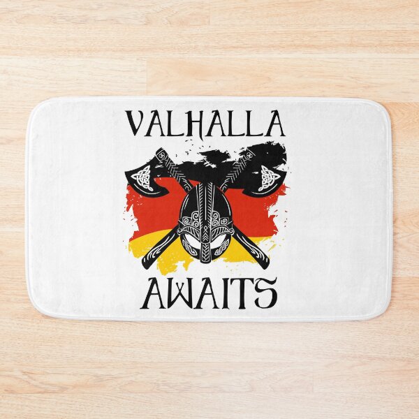 Item preview, Valhalla Awaits -  Viking German Flag designed and sold by Georgy09.