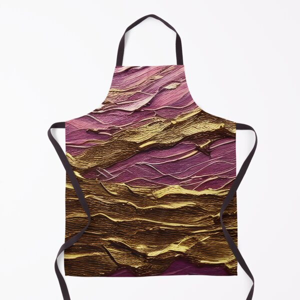 Item preview, Original Gold Foil Art, Pink Wave Art, Fancy Art designed and sold by viewgraphics.