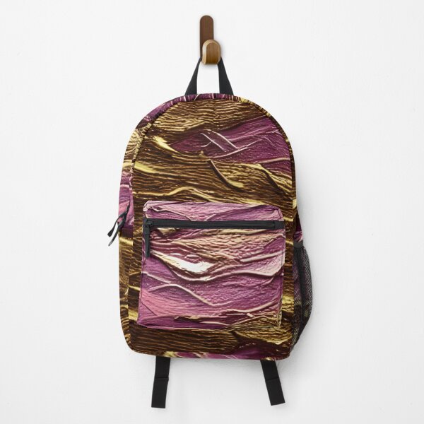 Item preview, Original Gold Foil Art, Pink Wave Art, Fancy Art designed and sold by viewgraphics.