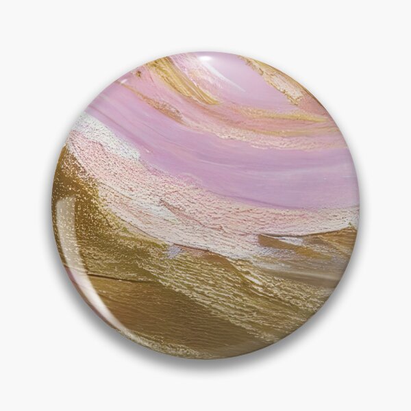 Item preview, Original Gold Foil Art, Pink Wave Art, Fancy Art designed and sold by viewgraphics.