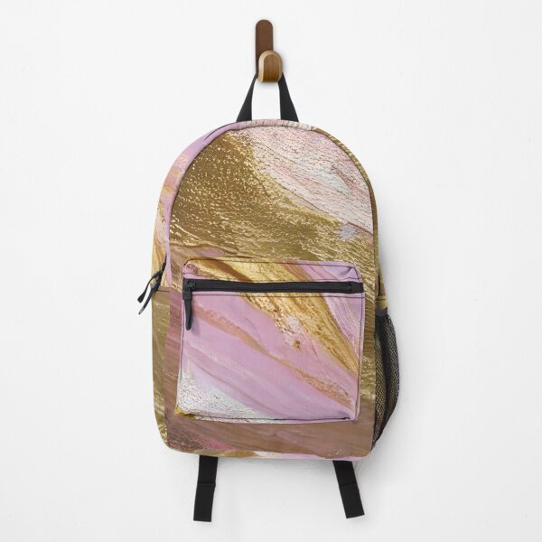 Item preview, Original Gold Foil Art, Pink Wave Art, Fancy Art designed and sold by viewgraphics.