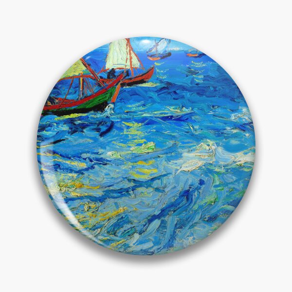 Item preview, Seascape at Saintes-Maries - Vincent van Gogh designed and sold by SimpleJoyStyle.