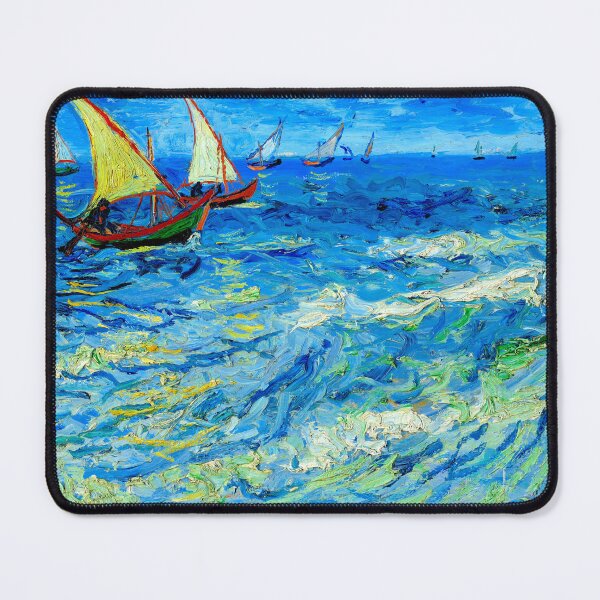 Item preview, Seascape at Saintes-Maries - Vincent van Gogh designed and sold by SimpleJoyStyle.