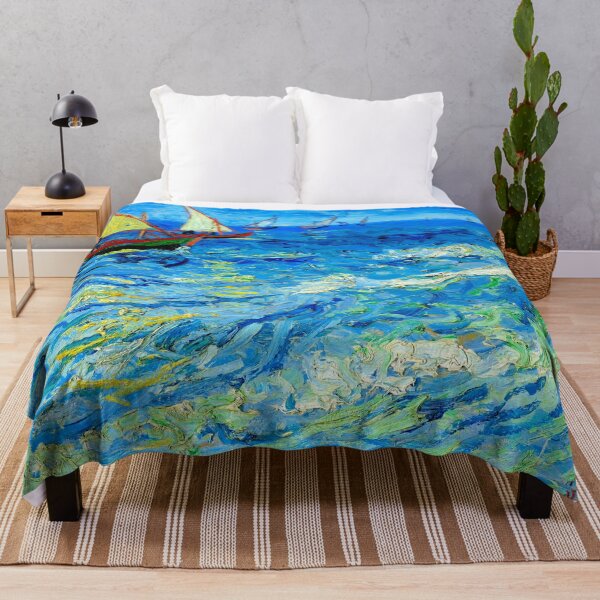 Item preview, Seascape at Saintes-Maries - Vincent van Gogh designed and sold by SimpleJoyStyle.