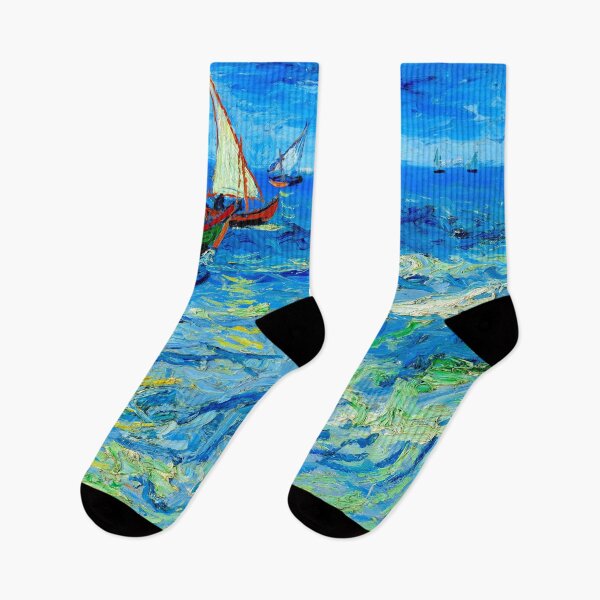 Item preview, Seascape at Saintes-Maries - Vincent van Gogh designed and sold by SimpleJoyStyle.