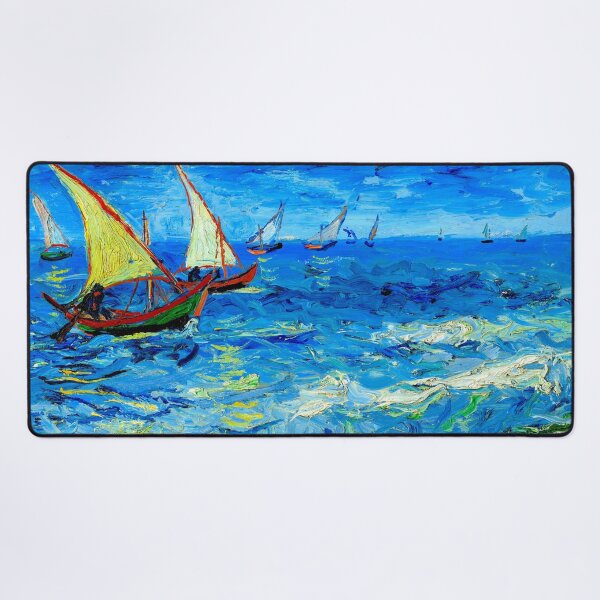 Item preview, Seascape at Saintes-Maries - Vincent van Gogh designed and sold by SimpleJoyStyle.
