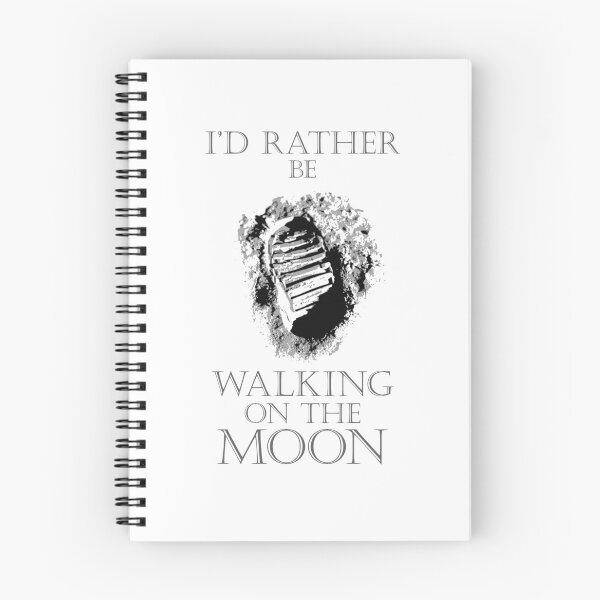 Item preview, I'd Rather be Walking on the Moon designed and sold by Rob Munro.