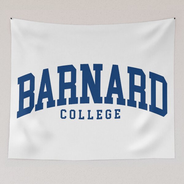 Item preview, barnard - college font curved designed and sold by scollegestuff.