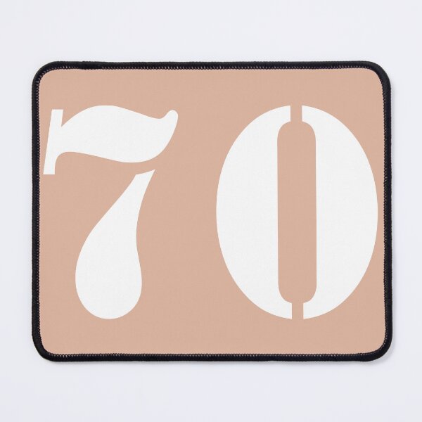 Item preview, Number Seventy (70) in Pink Circle designed and sold by Ching Teoh.