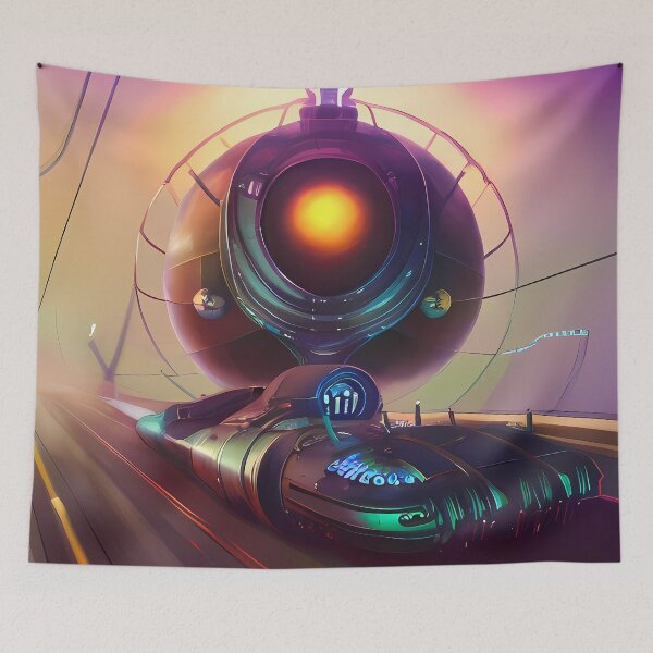 Item preview, Sci Fi Car racing designed and sold by BigBrainArtwork.
