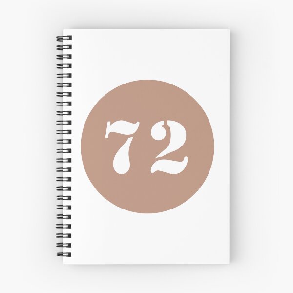 Item preview, Number Seventy Two (72) in Brown Circle designed and sold by Ching Teoh.