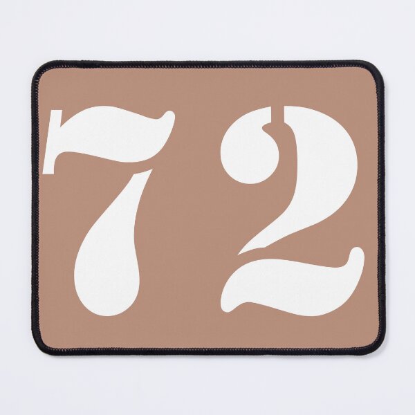 Item preview, Number Seventy Two (72) in Brown Circle designed and sold by Ching Teoh.