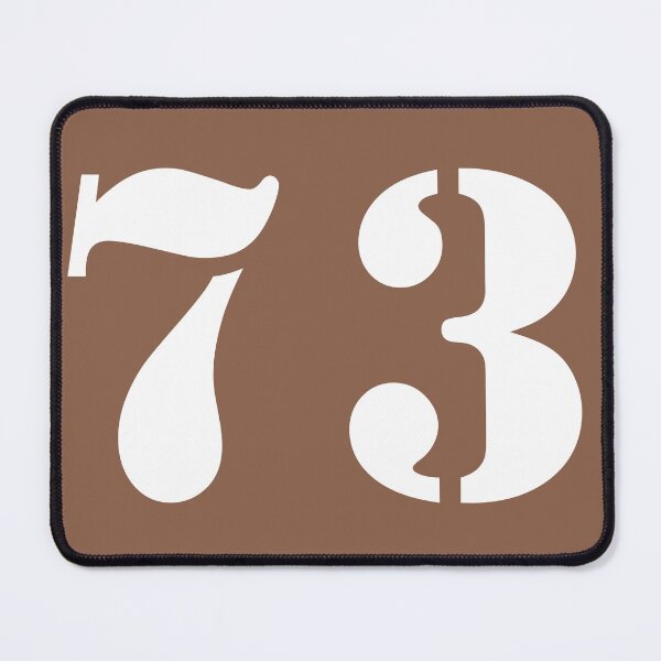 Item preview, Number Seventy Three (73) in Brown Circle designed and sold by Ching Teoh.