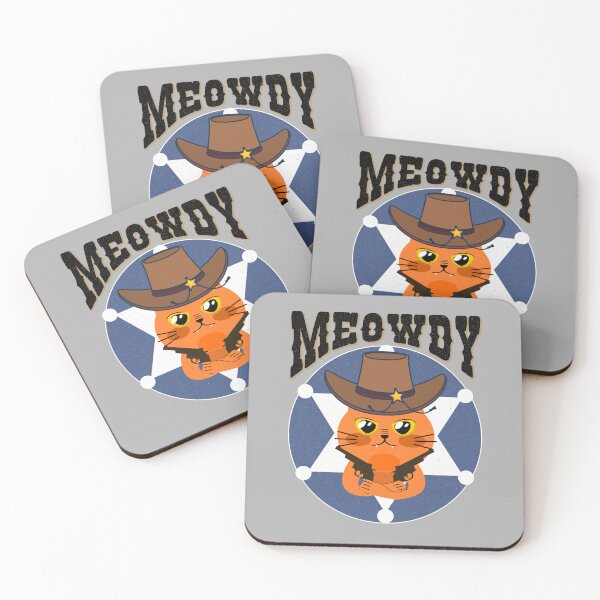 Item preview, Meowdy  - There's a new sheriff in town y'all designed and sold by Blended Designs ⭐⭐⭐⭐⭐.