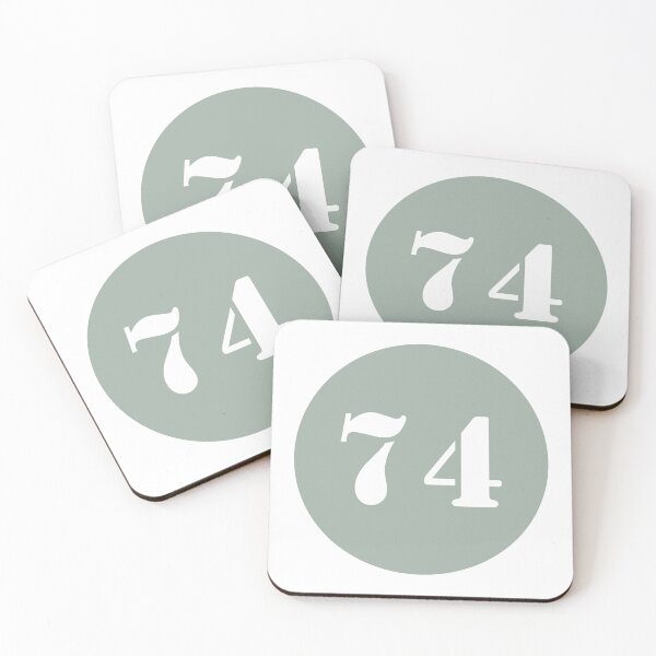 Item preview, Number Seventy Four (74) in Sage Green Circle designed and sold by Ching Teoh.