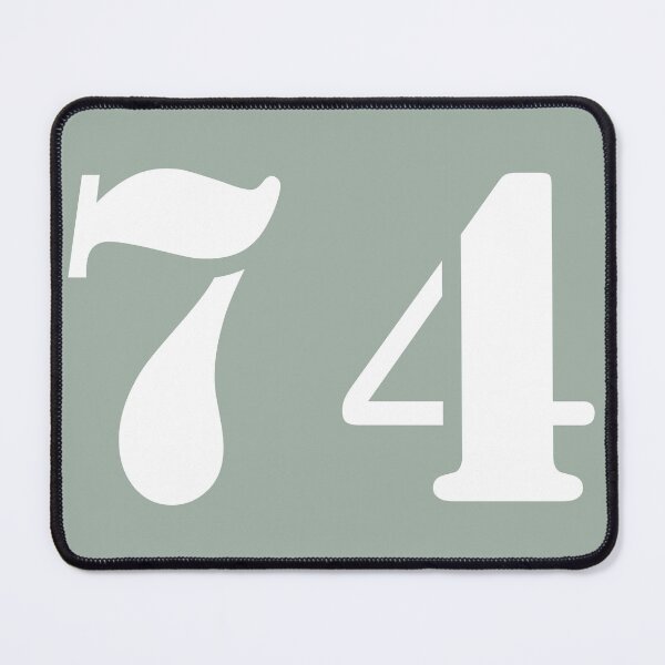 Item preview, Number Seventy Four (74) in Sage Green Circle designed and sold by Ching Teoh.