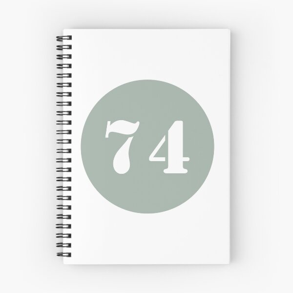 Item preview, Number Seventy Four (74) in Sage Green Circle designed and sold by Ching Teoh.