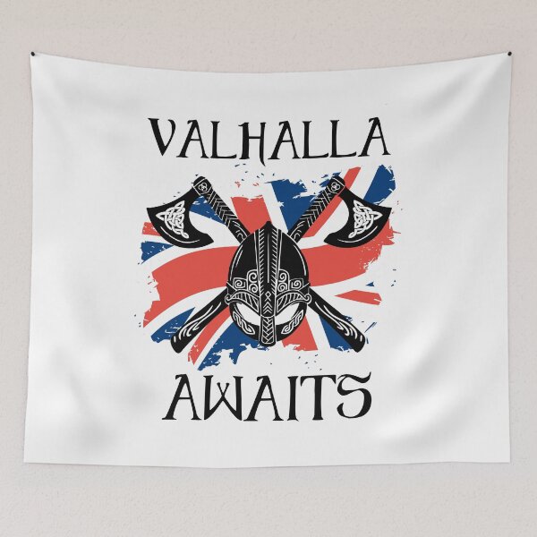 Item preview, Valhalla espera - Bandera inglesa designed and sold by Georgy09.