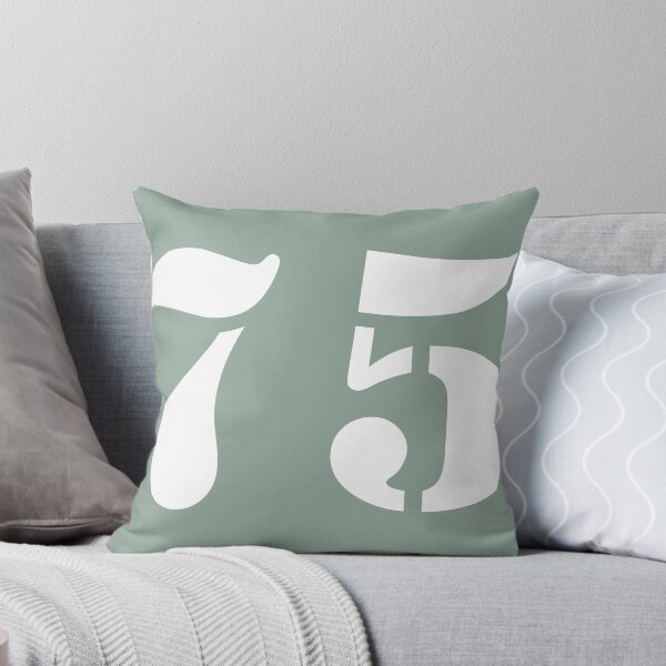 Item preview, Number Seventy Five (75) in Green Circle designed and sold by Ching Teoh.