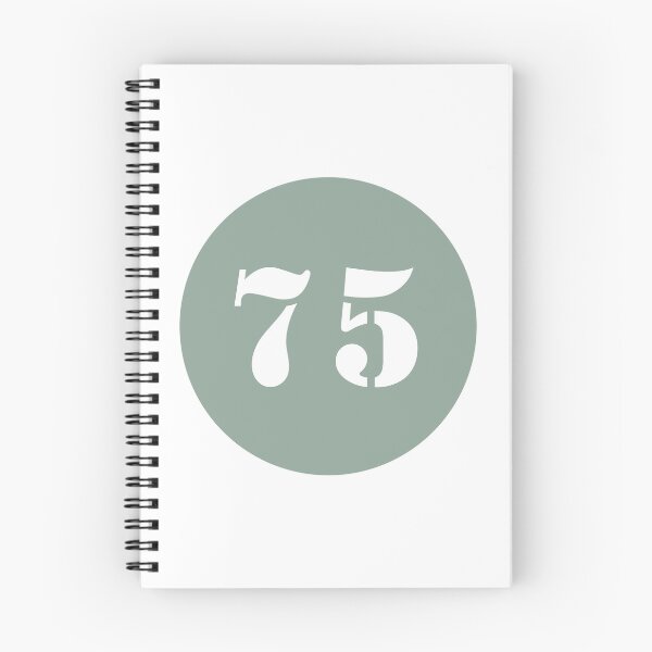 Item preview, Number Seventy Five (75) in Green Circle designed and sold by Ching Teoh.