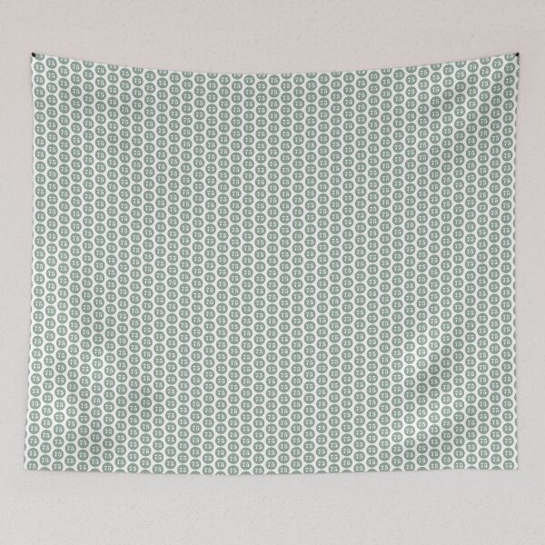 Item preview, Number Seventy Five (75) in Green Circle designed and sold by Ching Teoh.