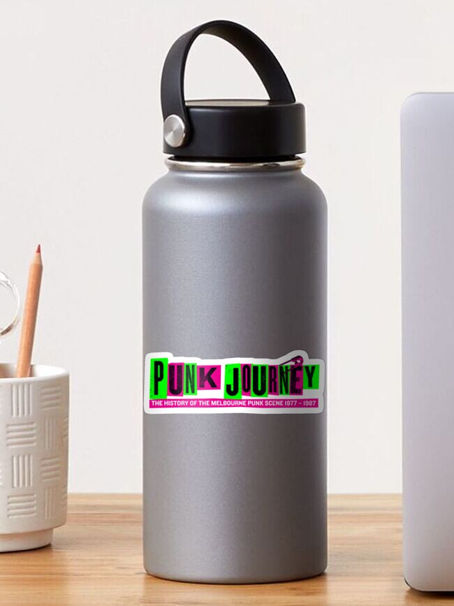 Thumbnail 1 of 3, Sticker, Punk Journey - white designed and sold by Melynda.