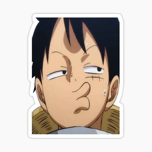 Luffy Funny Face Gifts & Merchandise for Sale | Redbubble