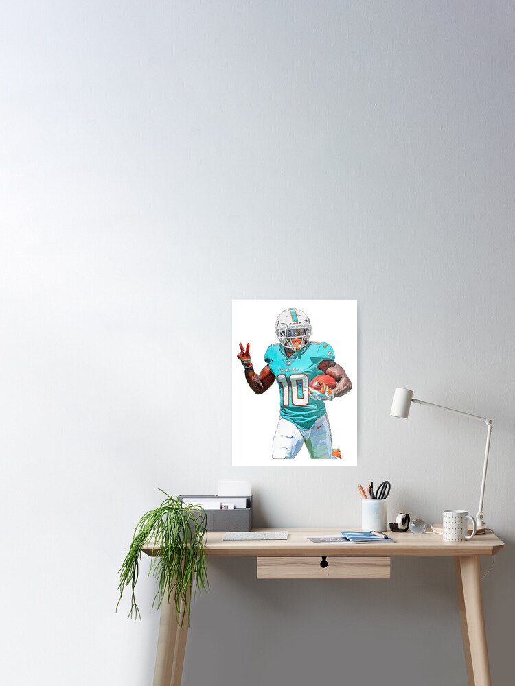 Miami Dolphins Tyreek Hill NFL Poster American Football Print -   Denmark