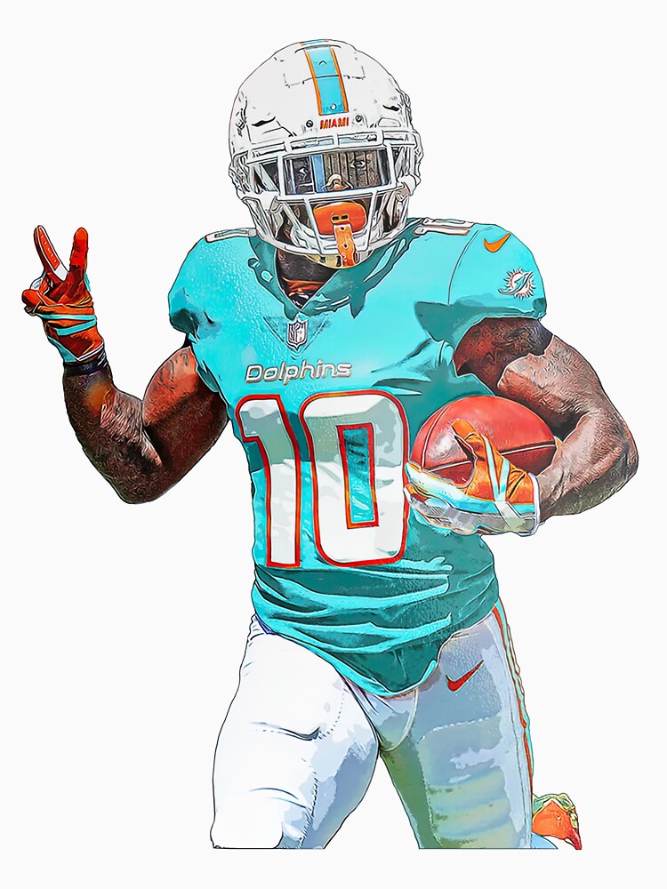 Tyreek Hill Dolphins Football Glossy' Essential T-Shirt for Sale by  GaryAFani3000