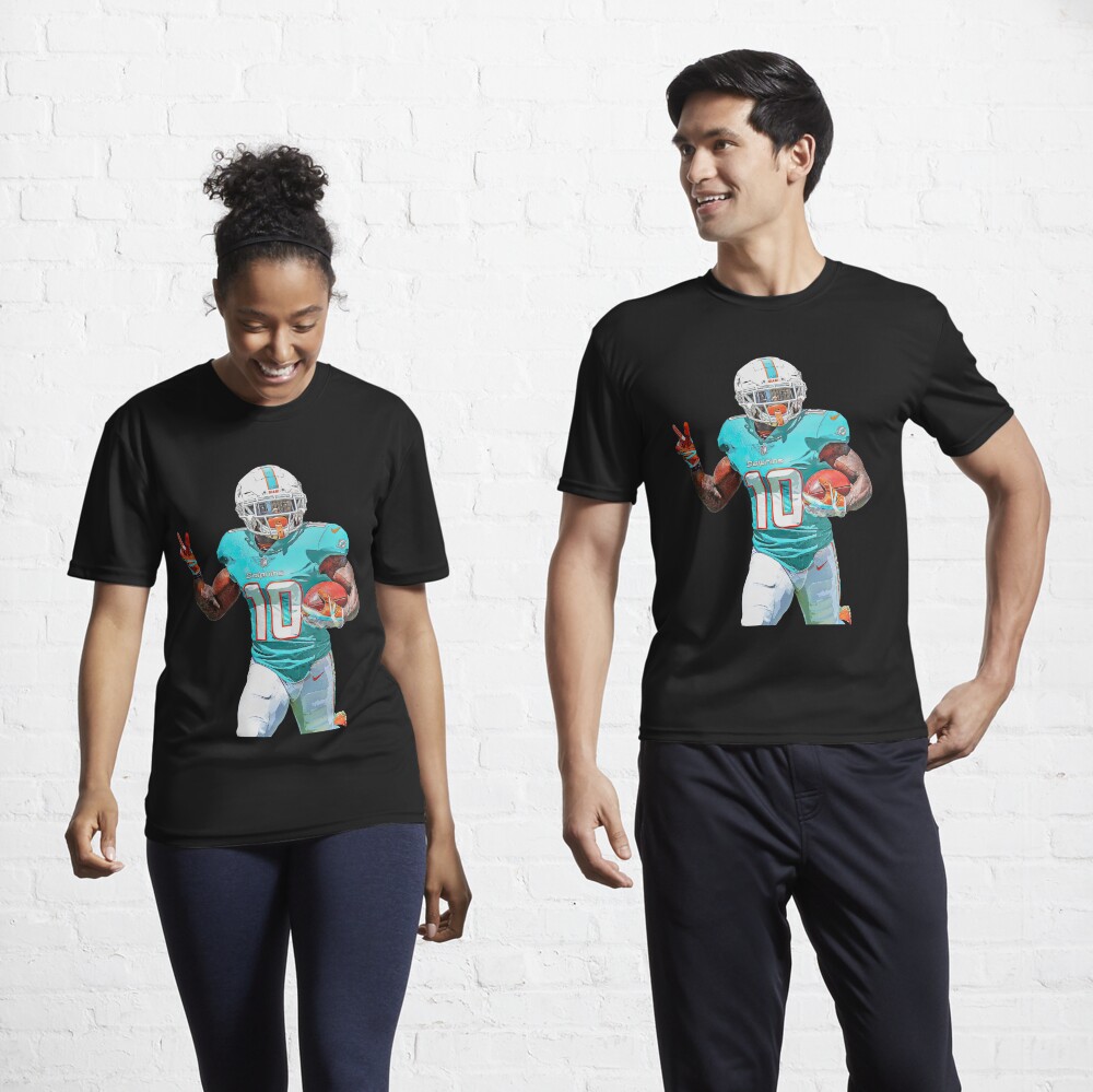 Tyreek Hill Dolphins Football Glossy Essential T-Shirt for Sale