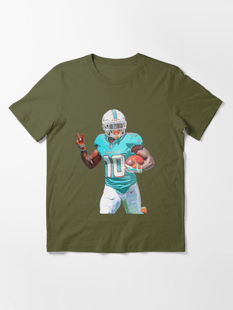 Tyreek Hill Dolphins Football Glossy Essential T-Shirt for Sale