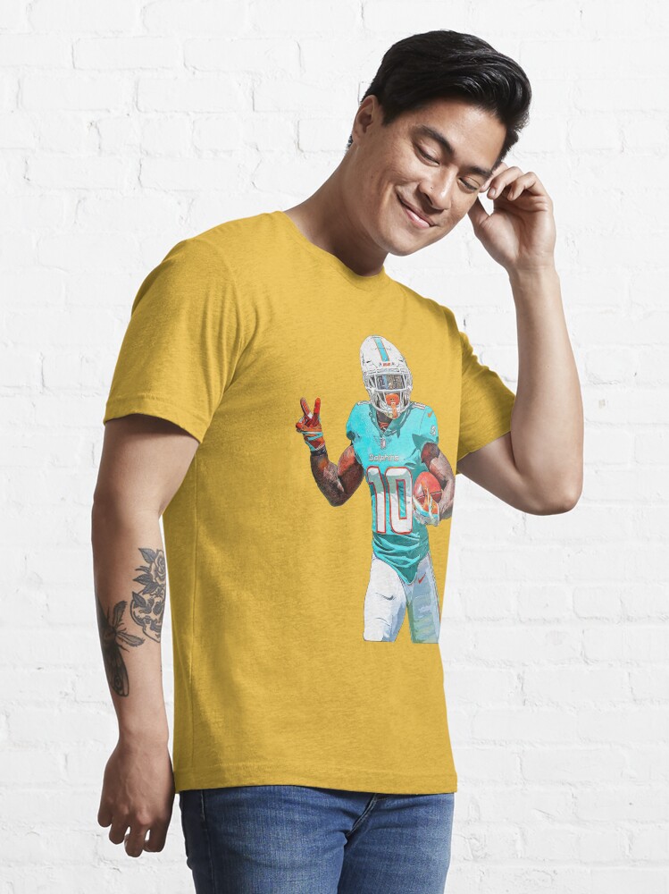 Tyreek Hill Dolphins Football Glossy Essential T-Shirt for Sale