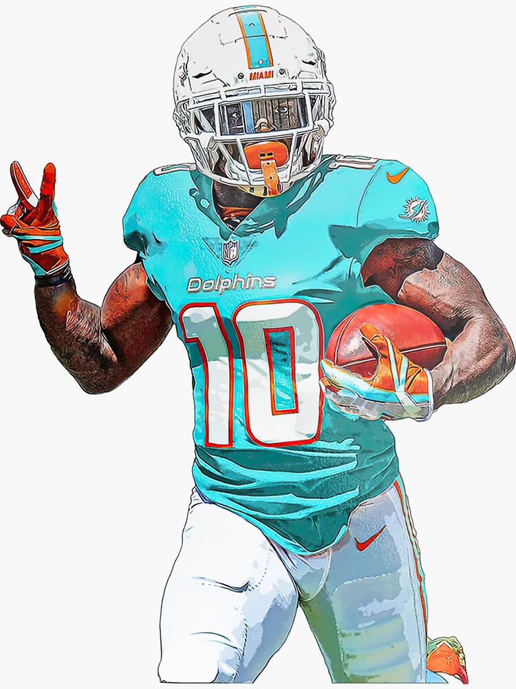 Pro Standard Tyreek Hill Miami Dolphins Player Avatar Graphic T