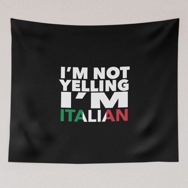 Item preview, Italian Present - i'm not yelling, i'm Italian - Italian gifts - Italian flag - Italy Gift - Italian Decor designed and sold by babaorum.
