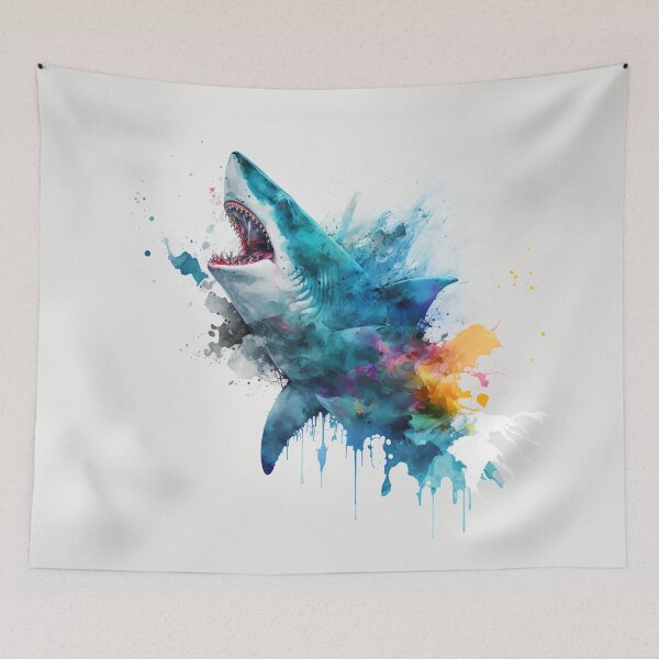 Item preview, Shark Watercolor designed and sold by RandomReviews.