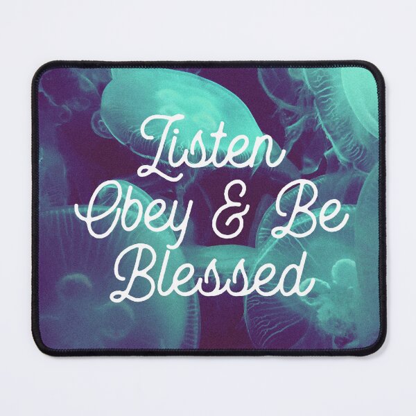 Item preview, Listen, Obey, & Be Blessed designed and sold by Paper Bee Gift Shop.