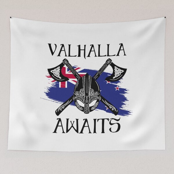 Item preview, Valhalla Awaits - New Zealand Flag designed and sold by Georgy09.