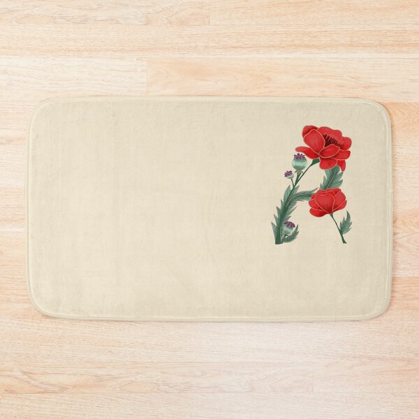 Item preview, Letter A with floral motif designed and sold by miriam-miranda.