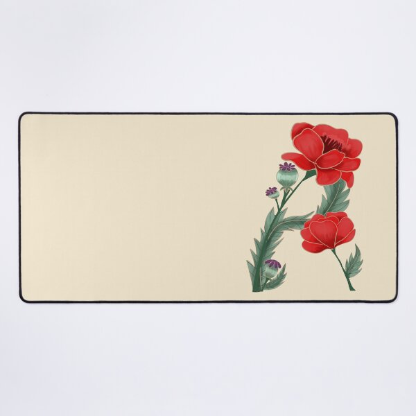 Item preview, Letter A with floral motif designed and sold by miriam-miranda.