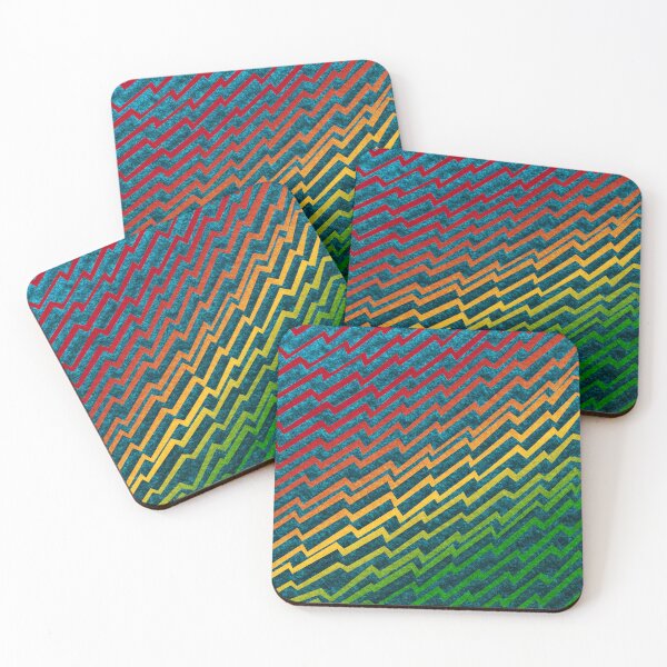 Item preview, Rainbow Zig Zag Pattern designed and sold by Brent Pruitt.