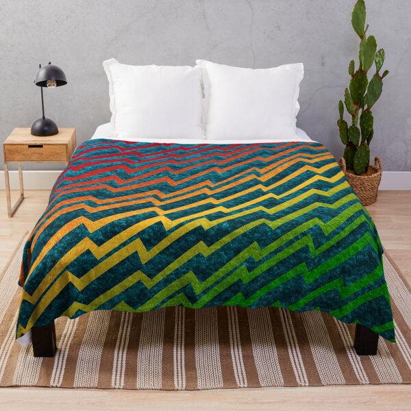 Item preview, Rainbow Zig Zag Pattern designed and sold by Brent Pruitt.