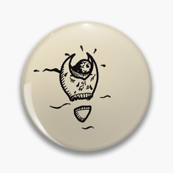 Item preview, Flying head with an eyeball trail - black line art - tattoo style designed and sold by Dopamine Dumpster.