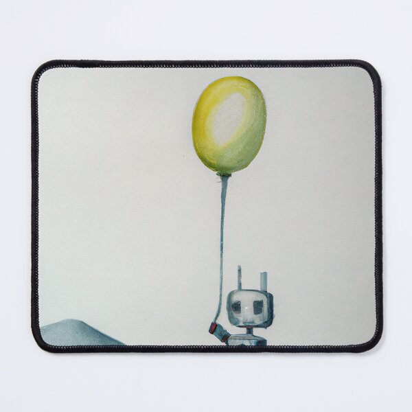 Item preview, Lonely Robot Holding A Balloon - Robot Looking For Love - Valentine's Day Gift designed and sold by AlanPhotoArt.